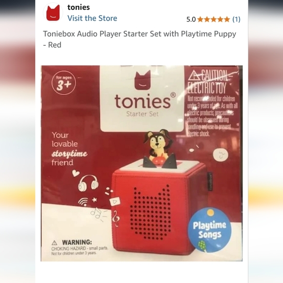 Tonies Red Storytime Friend Starter Set - New In Box - Picture 2 of 2